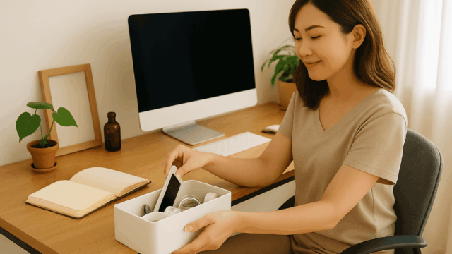 デスクまわりを“整える”