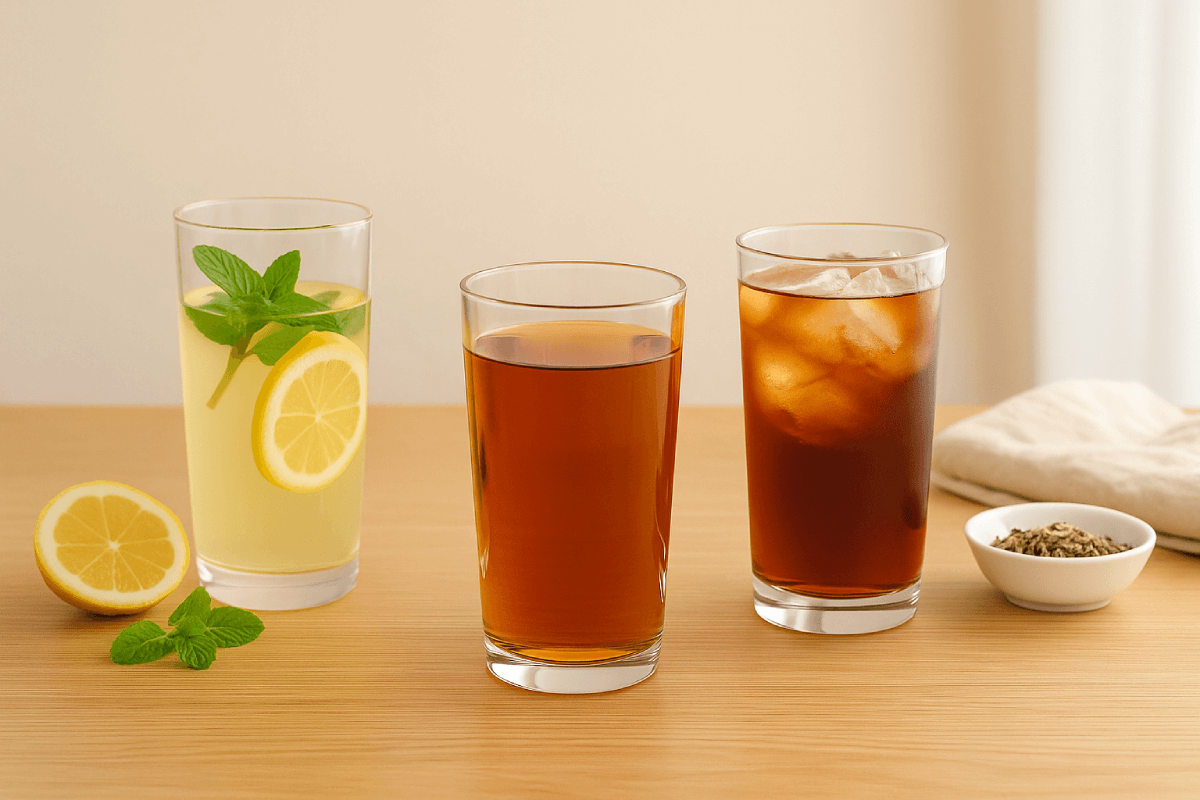 気分で選ぶ♡夏の「冷たいお茶」3選｜ハーブ・麦茶・デカフェ紅茶