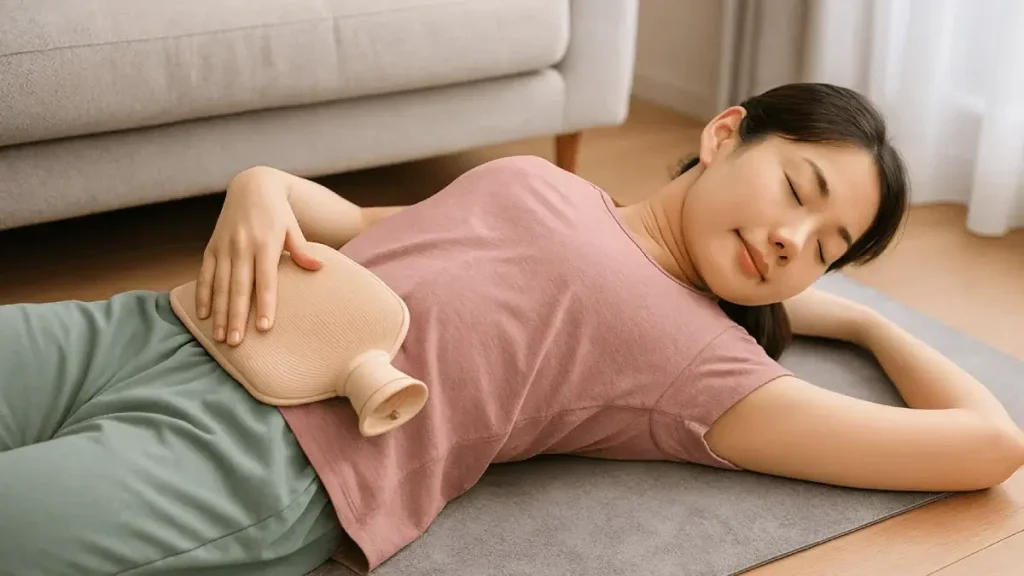 「冷房でだるい日」に。背中〜腰を温める“ゆるストレッチ”習慣