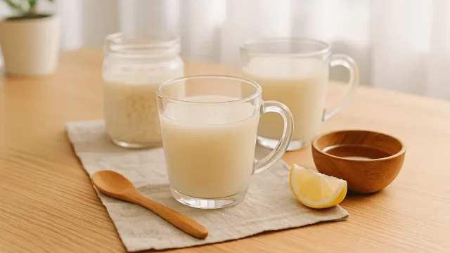 腸が喜ぶ朝の発酵ドリンク3選｜甘酒・豆乳・レモン酢でスッキリ習慣