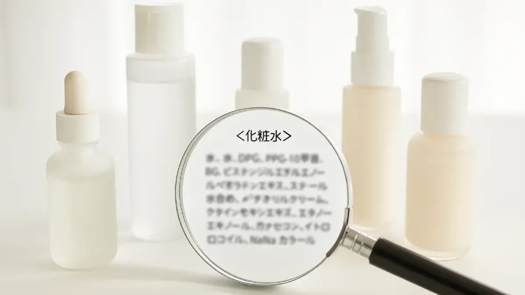 基礎化粧品の成分表示の読み方｜30代40代が知っておきたいスキンケア成分の基礎知識