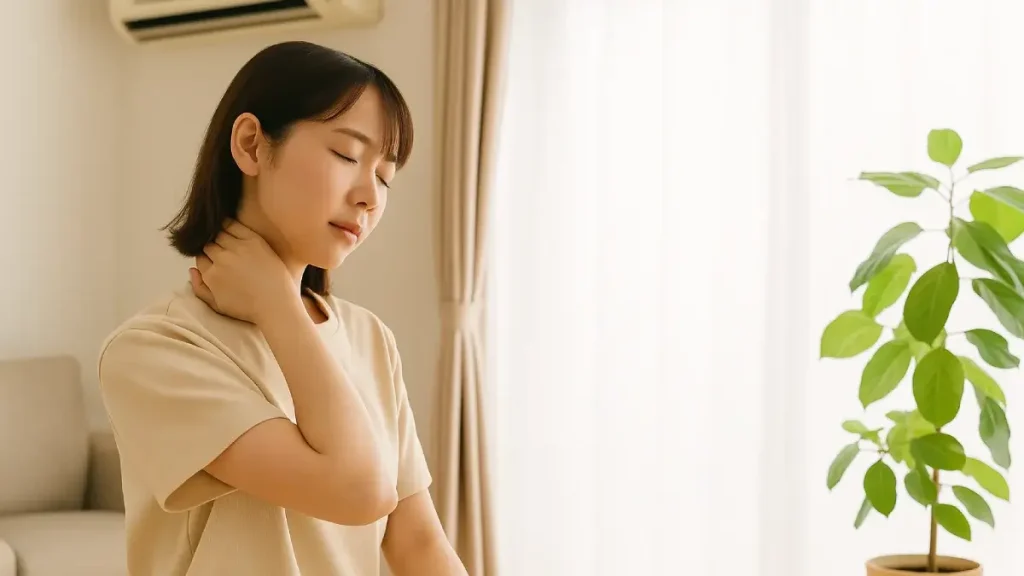 夏の「首まわり」の不調ケア｜冷房×スマホ×汗ストレス対策