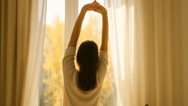気分が落ち込みやすい秋に♡“朝の光浴びストレッチ”でリセット