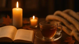 秋の夜長に楽しむ♡“読書×ハーブティー”で整うリラックスタイム