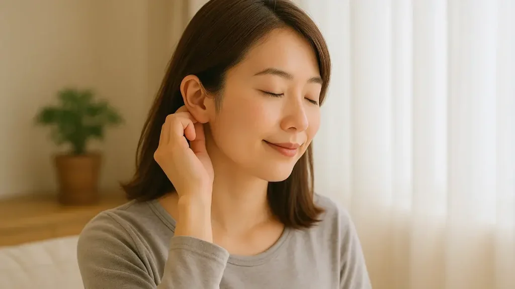 【朝のだるさ解消】1分“耳ひっぱりマッサージ”で自律神経リセット