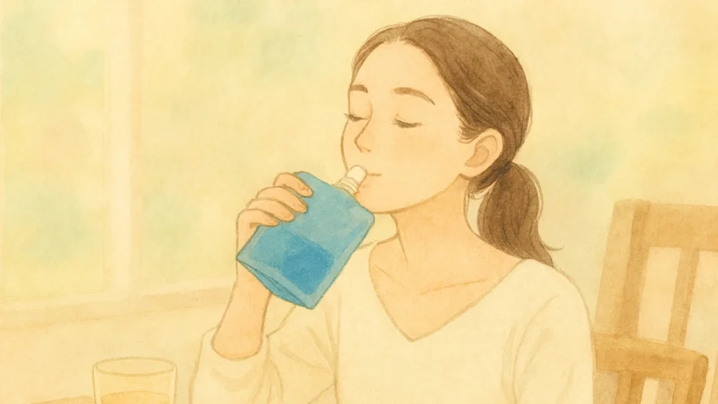 「アミノバイタル® ami活」ゼリードリンク 朝のライチ味をお試しレビュー