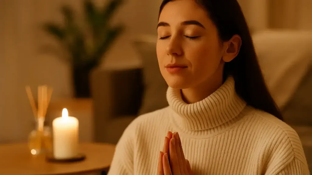 【秋冬のストレス対策】呼吸を深める“1分マインドフル呼吸法”