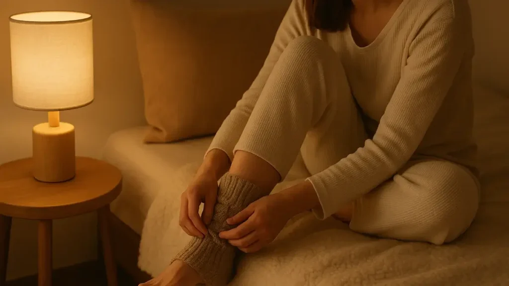【夜の冷え対策】おやすみ前の“足首あたため習慣”でぐっすり睡眠