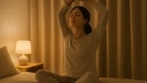 【眠れない夜に】呼吸を深める“3分ゆらぎストレッチ”