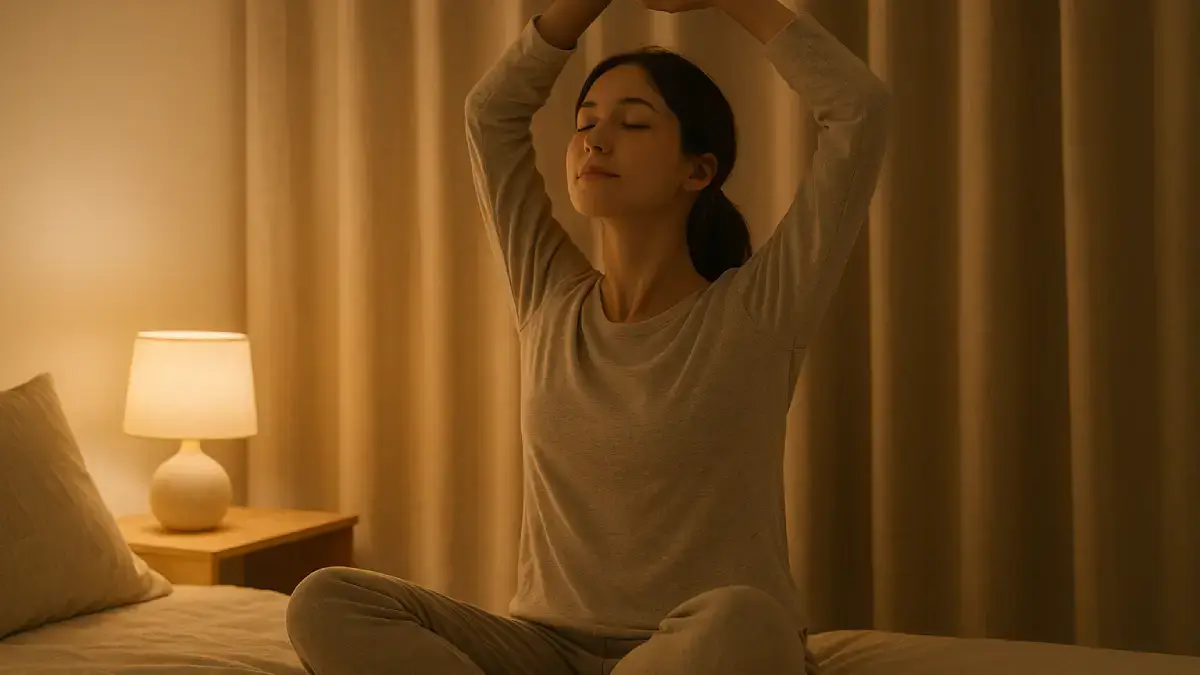 【眠れない夜に】呼吸を深める“3分ゆらぎストレッチ”