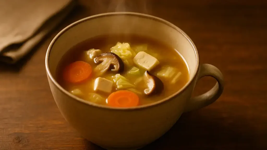 【夜のリセットスープ】疲れを癒す“発酵×温活レシピ”