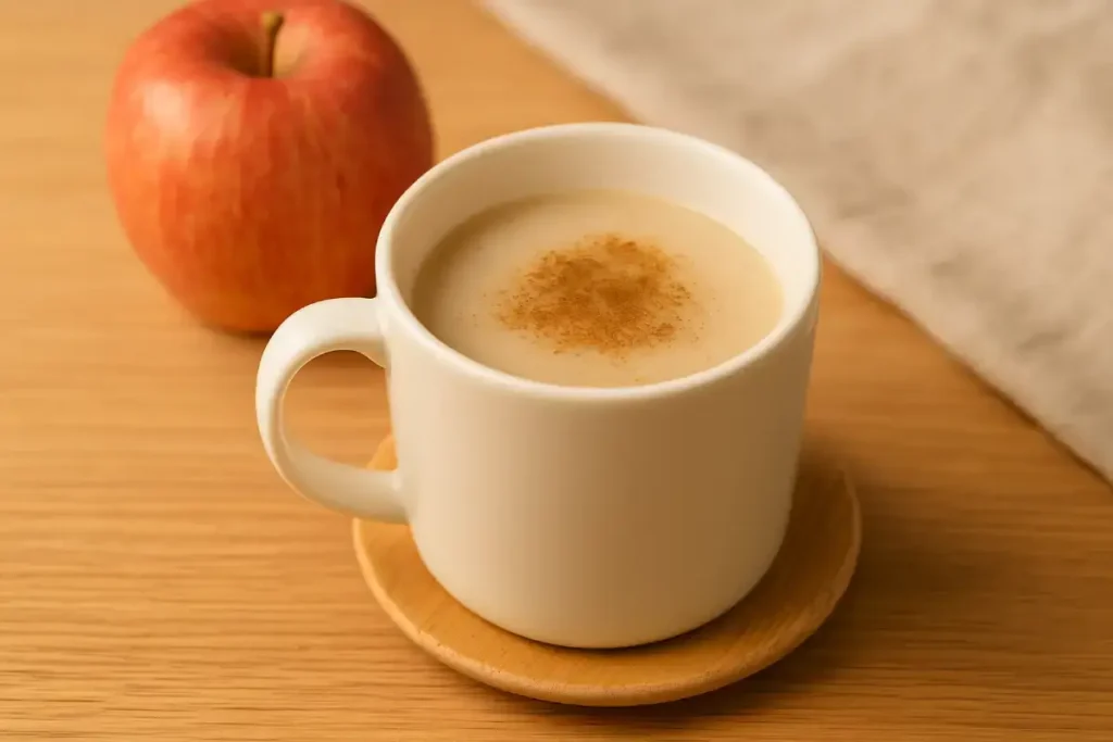 甘酒×豆乳×りんごのホットスムージー